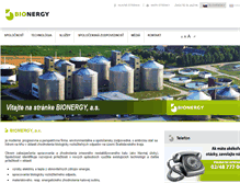 Tablet Screenshot of bionergy.sk